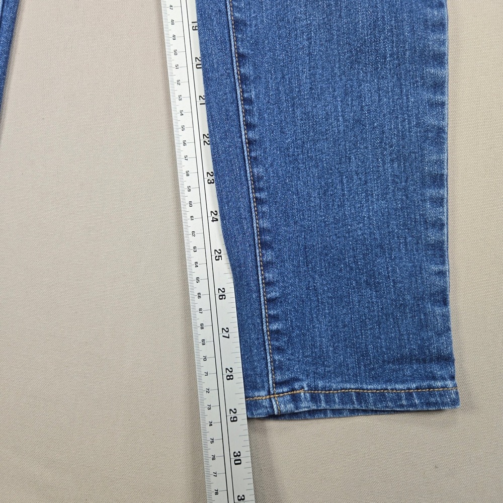Sonoma Skinny Jeans Floral Embroidered Medium Wash Blue Womens Size 6 - Picture 12 of 13